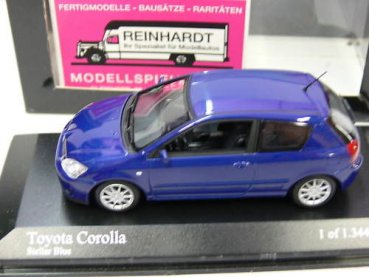 1/43 Minichamps Toyota Corolla 2001 blaumetallic 400166100