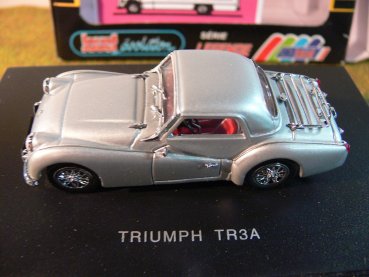 1/43 Jouef 1009 Triumph TR3A silbermetallic Hardtop