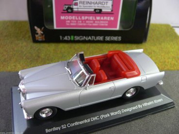 1/43 Yat Ming Bentley S2 Continental DHC Designed By Vilhelm Koren silber 43214