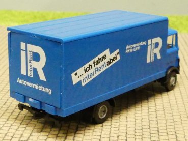 1/87 Busch Praline MB LP 809 interRent Autovermietung PKW+LKW 80763