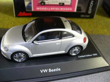 1/43 Schuco VW Beetle reflexsilber 450747100