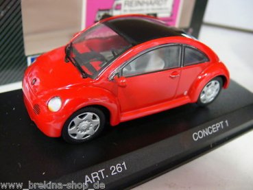 1/43 DetailCars 261 VW New Beetle 1994 rot