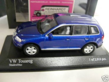 1/43 Minichamps VW Touareg 2002 blau 400 052000