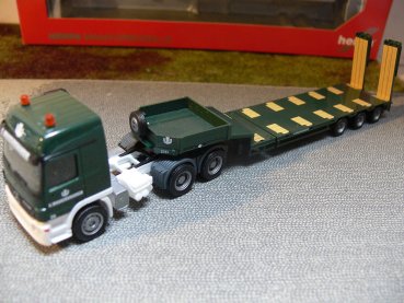 1/87 Herpa 157704 MB Actros LH Waggershauser Semitieflade-Sattelzug