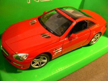 1/24 Welly MB Mercedes Benz SL500 rot 2012 22041HW