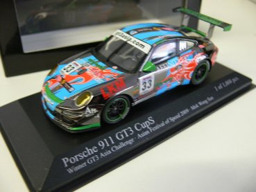 1/43 Minichamps Porsche 911 GT3 CupS Winner GT3 Asia Challenge 2009 400097933