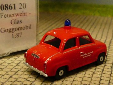 1/87 Wiking Glas Goggomobil Feuerwehr 0861 20