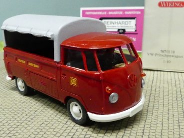 1/40 Wiking VW T1 DB Deutsche Bahn Pritsche Plane 767 01