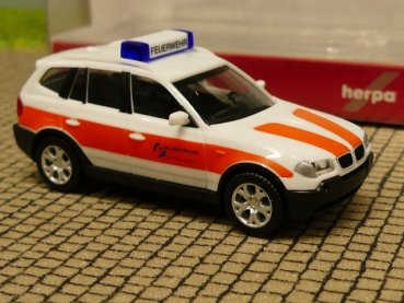 1/87 Herpa BMW X3 Werksfeuerwehr Salzgitter 048590 SONDERPREIS!!