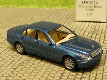 1/87 Wiking MB S 500 blaumetallic 159 02