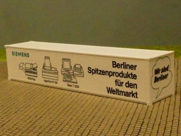 1/87 Wiking 40ft Container Siemens