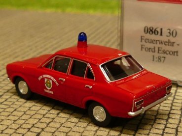 1/87 Wiking Ford Escort Feuerwehr Saarlouis 0861 30