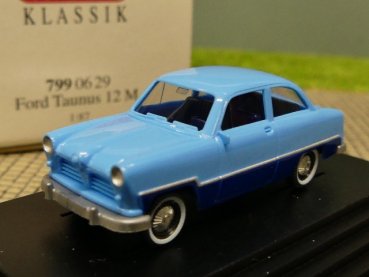 1/87 Wiking Ford Taunus 12M blau / dunkelblau 799 06