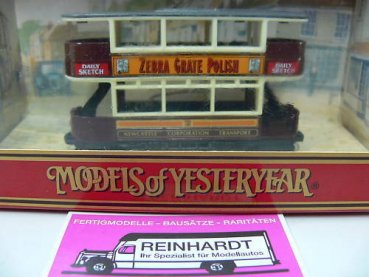 Yesteryear Preston Type Tram Zebra Grate Polish 1920 Y15-D