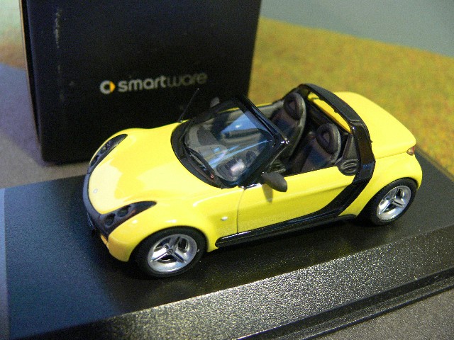 Modellspielwaren Reinhardt 1 43 Minichamps Smart Roadster Cabrio Gelb Schwarz