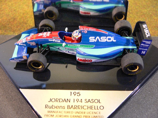 Modellspielwaren Reinhardt 1 43 Onyx Jordan 194 Sasol Rubens Barrichello 14 195