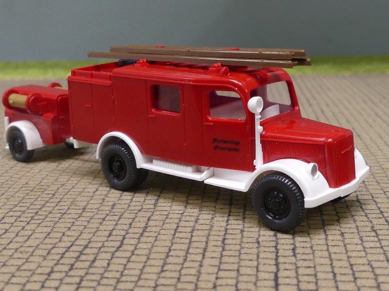 Modellspielwaren Reinhardt - 1/87 Wiking Opel Blitz LF8 Feuerwehr ...