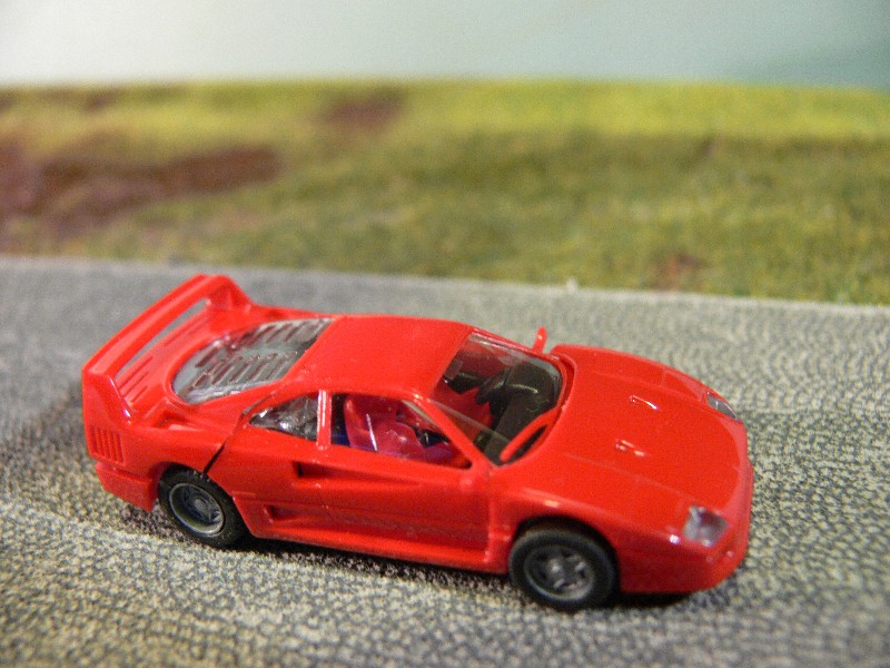 1/87 Herpa Ferrari F40 rot in Faltbox 2510