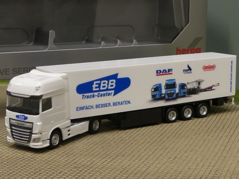 Modellspielwaren Reinhardt Herpa Daf Xf Ssc Koffer Sattelzug Ebb