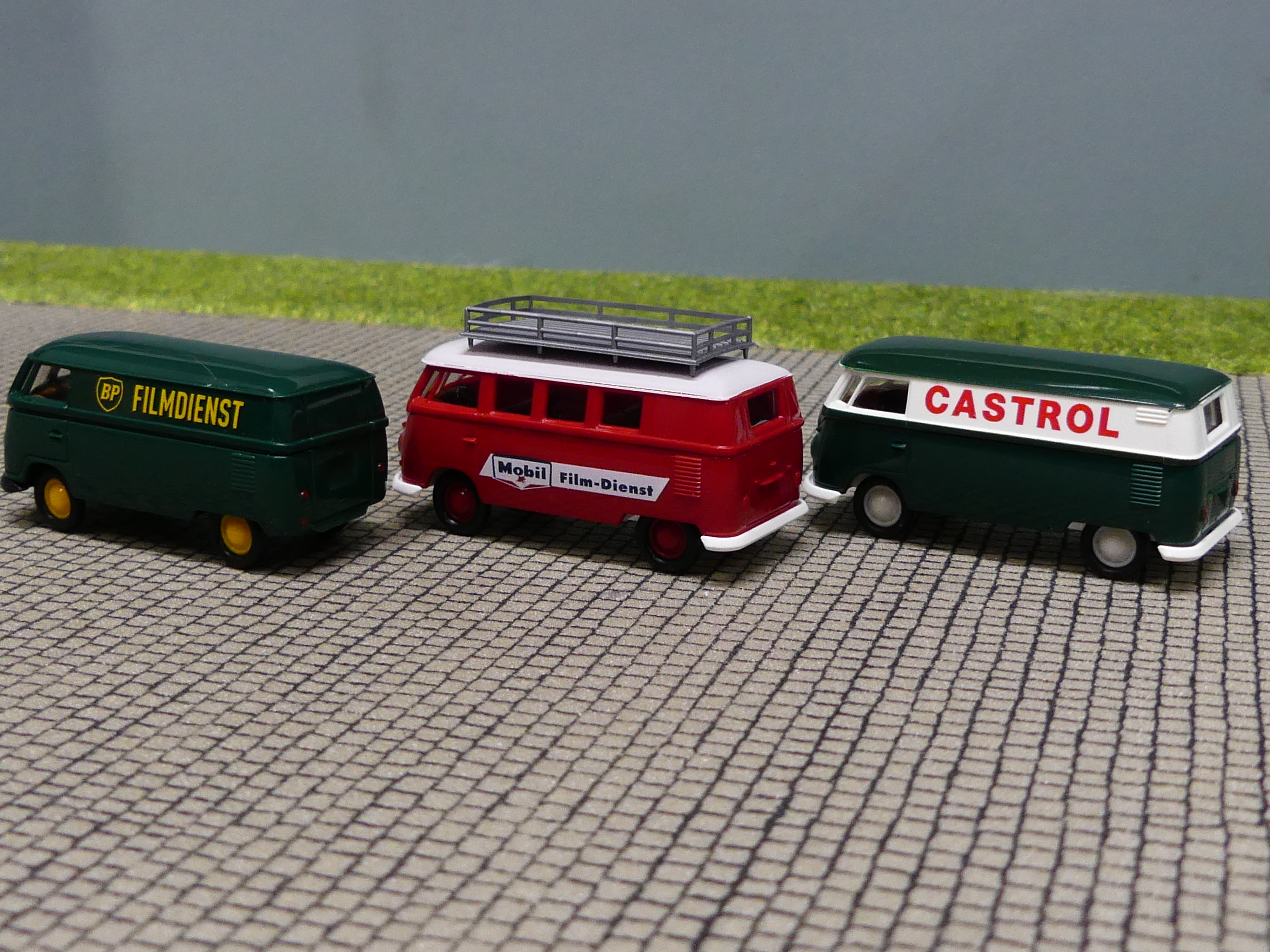 Modellspielwaren Reinhardt Brekina Vw T Castrol Mobil Bp Er Set