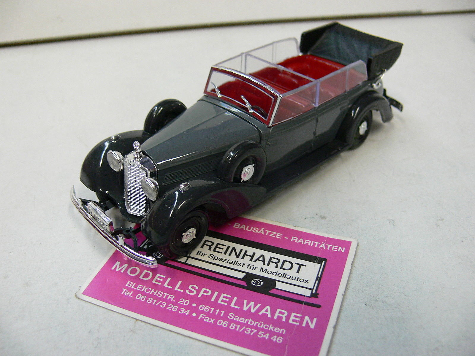 Modellspielwaren Reinhardt - 143 RIO MB Cabriolet 1937 grau