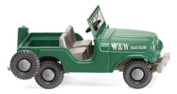 1/87 Wiking Jeep W & W Holzbau 0011 03