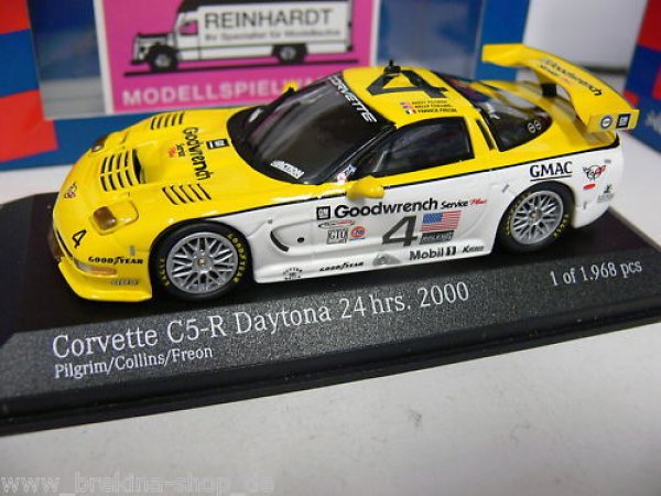 1/43 Minichamps Corvette C5-R Daytona 24 hrs 2000 #4 001404