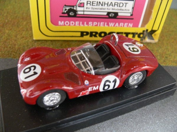 1/43 Progetto 023 Maserati Birdcage 1961 Riverside weinrot