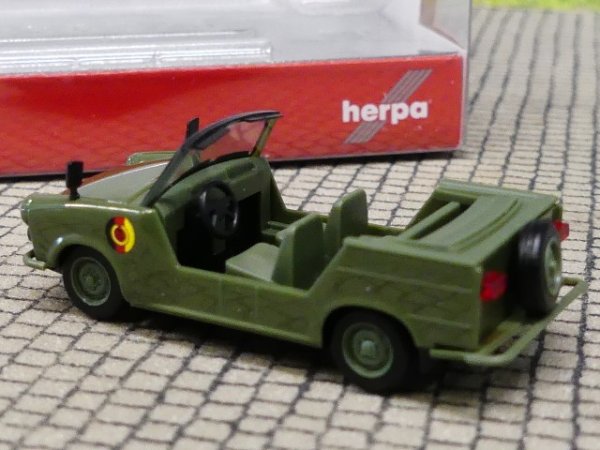 1/87 Herpa Trabant Kübel NVA Felgen grün 024440-002