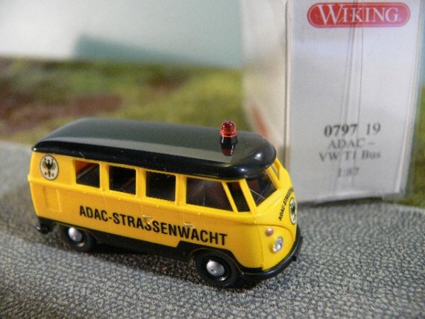 1/87 Wiking VW T1 ADAC Strassenwacht Bus 0797 19