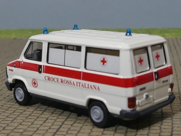 1/87 Brekina Fiat Ducato Bus Croce Rossa Italiana 34911