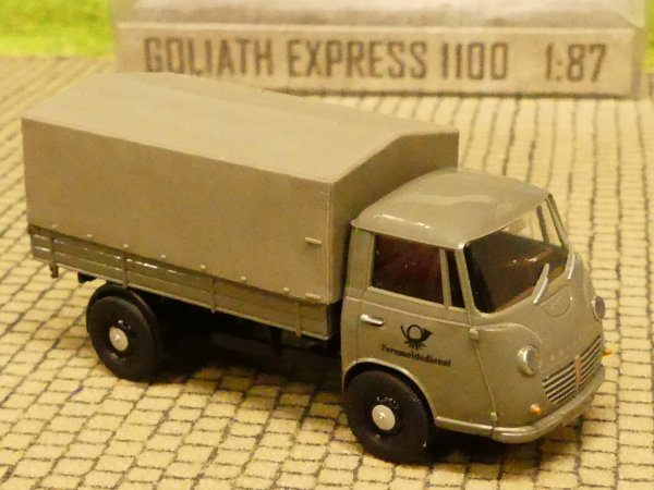 1/87 Busch Dreika Goliath Express 1100 Pritsche Fernmeldedienst 94219