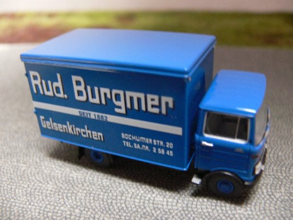 1/87 Brekina MB LP 608 Burgmer Gelsenkirchen Koffer 48537