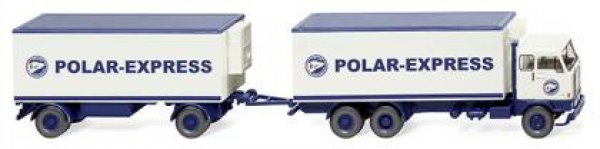 1/87 Wiking Volvo F88 Polar-Express Kühlkofferlastzug 0457 04