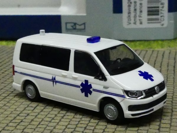 1/87 Rietze VW T6 Ambulance arf France F 53799