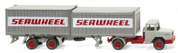 1/87 Wiking Magirus Deutz Container-SZ Seawheel 0524 02