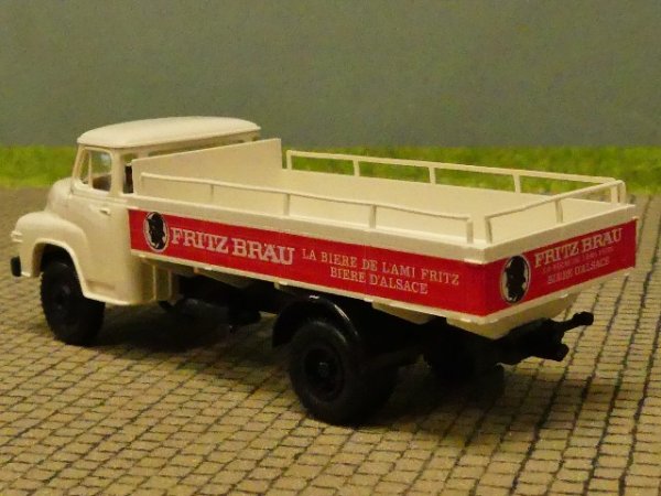 1/87 Brekina MAN 520 Fritz Bräu F Bierpritsche Sondermodell Reinhardt Becker Bier Tochterfirma