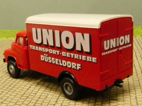 1/87 Brekina MAN 520 Union Transport Düsseldorf Koffer 4503