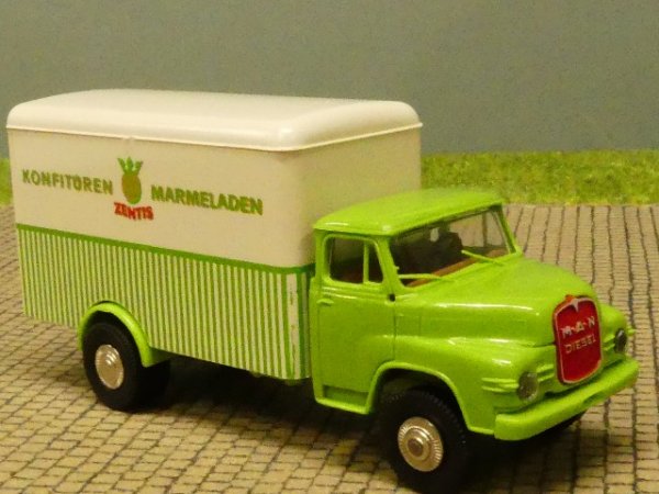 1/87 Brekina MAN 520 Zentis Marmelade Koffer