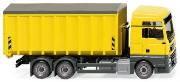 1/87 Wiking MAN TGX EURO 6c/Meiller Abrollcontainer 0672 05