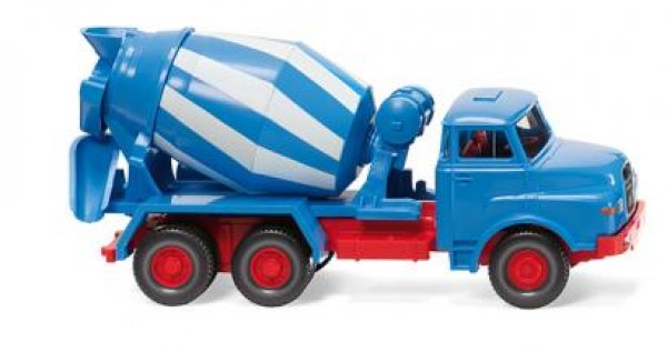 1/87 Wiking MAN Betonmischer blau/weiß 0682 08