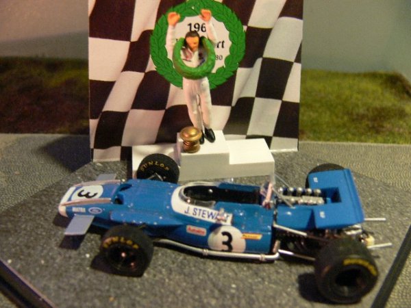 1/43 Quartzo Matra MS80 J. Stewart World Champion 1969 #3 WC01