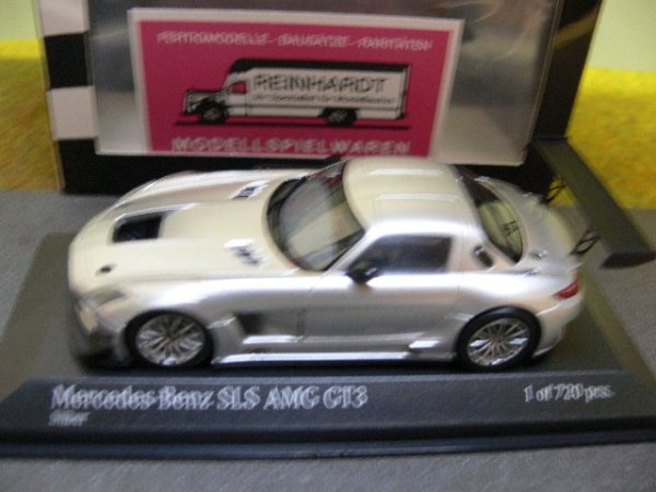 1/43 Minichamps MB SLS AMG GT3 2011 silber 410 113202