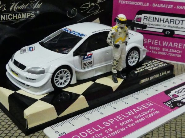 1/43 Minichamps Opel Astra V8 DTM Rollout 8.3.2000 Volker Strycek