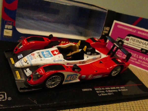 1/43 Ixo Oreca 03 Judd BMW LMP2 # 40 Le Mans 2011 LMM216