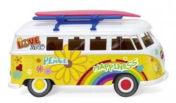 1/87 Wiking VW T1 Bus Flower Power SONDERPREIS 0797 25