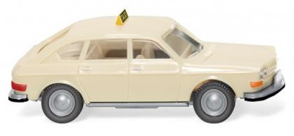 1/87 Wiking VW 411 Taxi elfenbein 0800 16