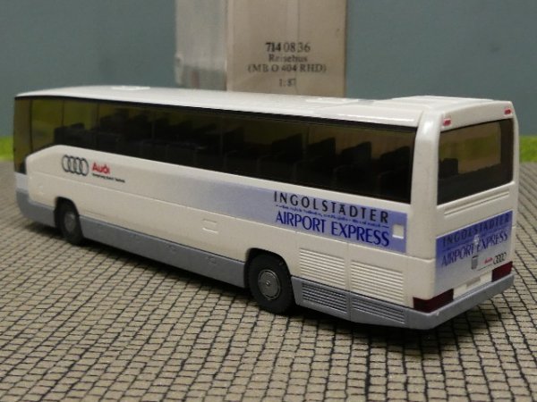 1/87 WIking MB O 404 Airport Express Ingolstadt 714 08