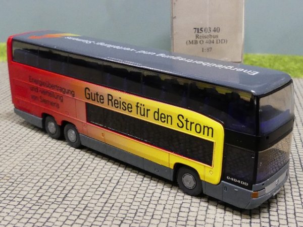 1/87 WIking MB O 404 Doppeldecker Siemens 715 03