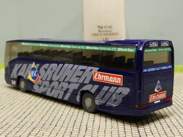 1/87 Wiking MB O 404 RHD Karlsruher Sport Club Sonderpreis 714 10